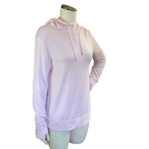 "Take A Hike" Graphic Hoodie Sz S Athleisure Activewear Pink 157N